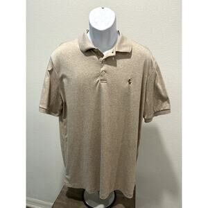 Polo Ralph Lauren Mens Classic Fit Polo Shirt L Soft Touch Color: Camel Heather